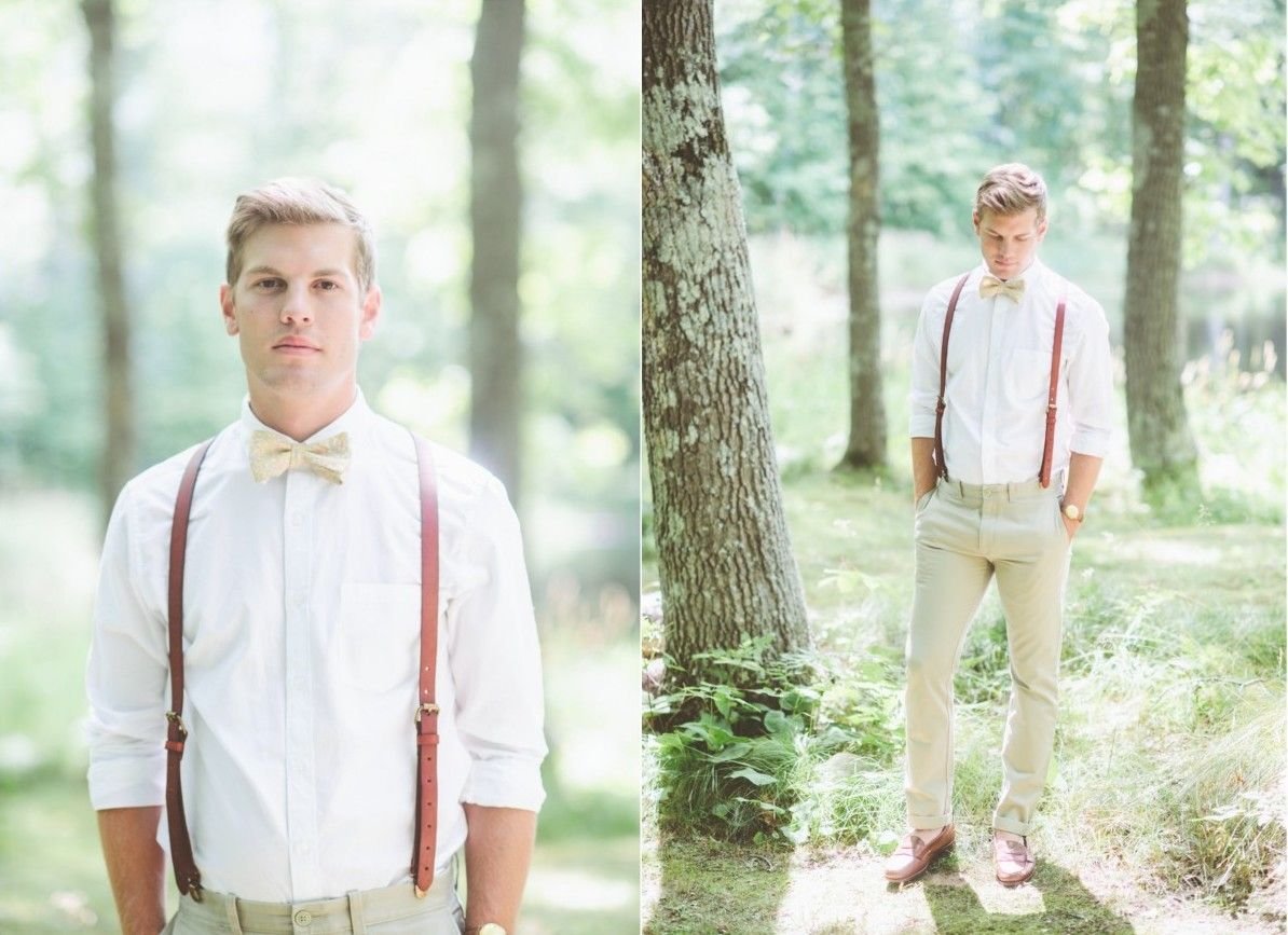 Подтяжки с галстуком