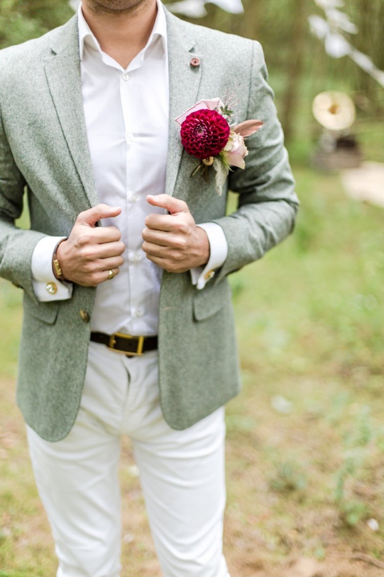 Костюм жениха без пиджака