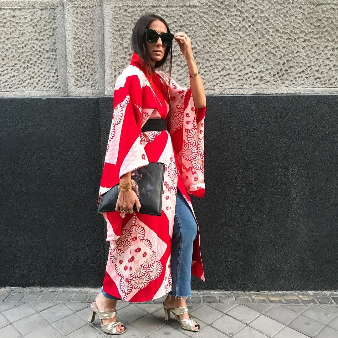 Street Style кимоно 2021