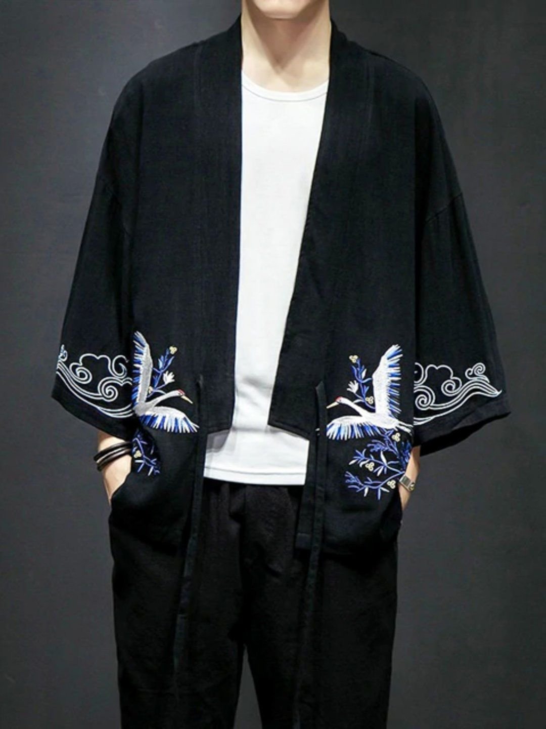 Кимоно с хаори мужское