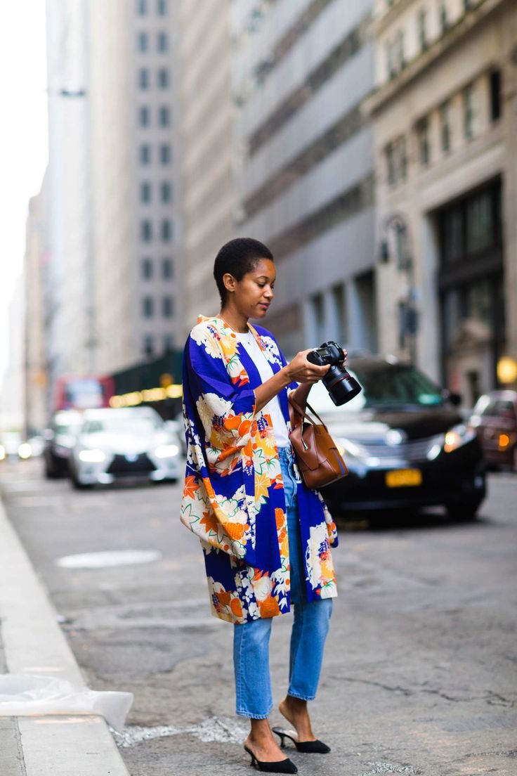Street Style кимоно 2021
