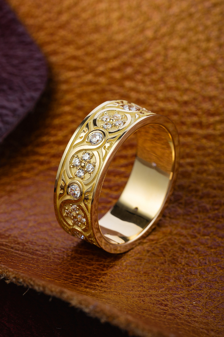 Обручальное колцо чисто золото