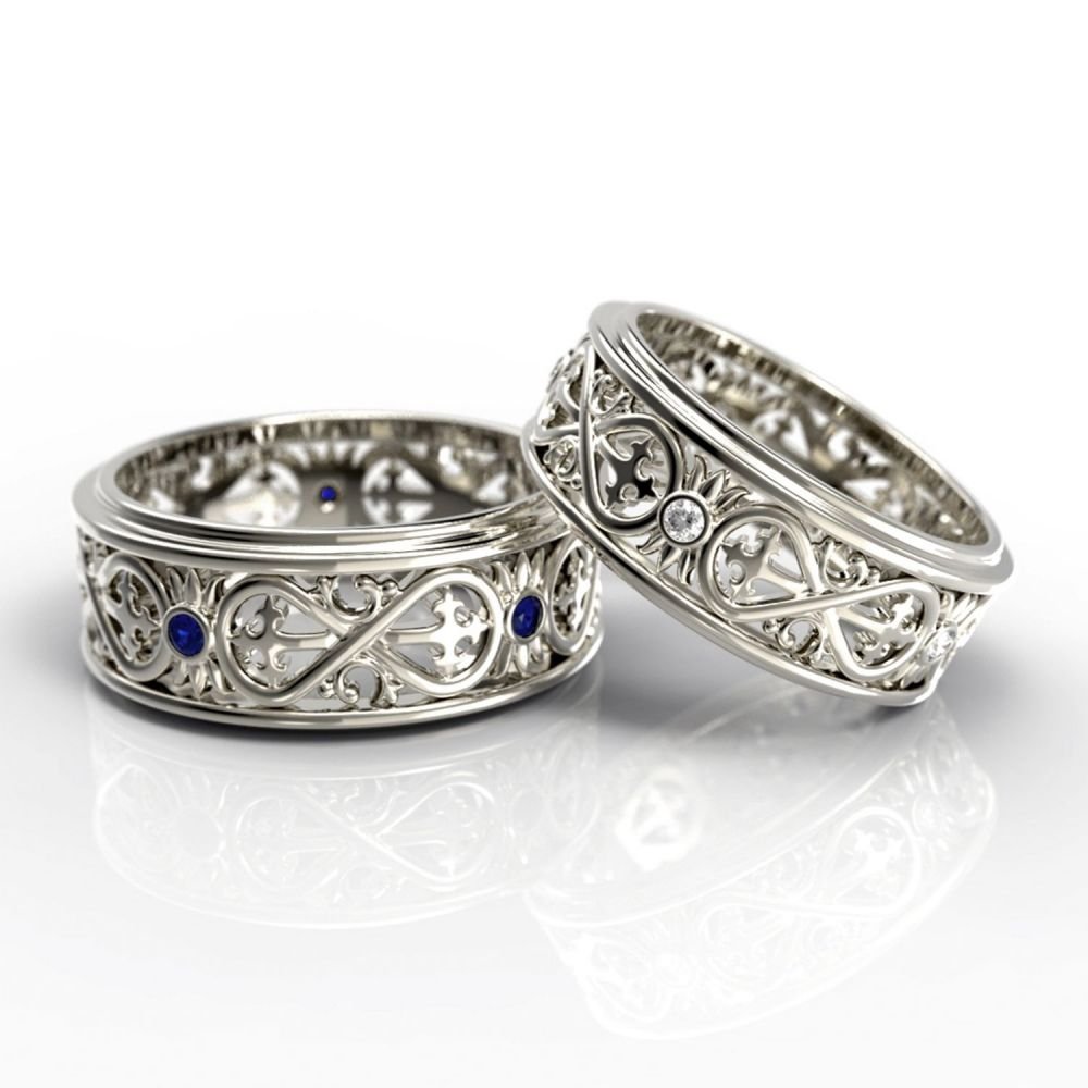 Золотое обручальное кольцо РАМЗЕС