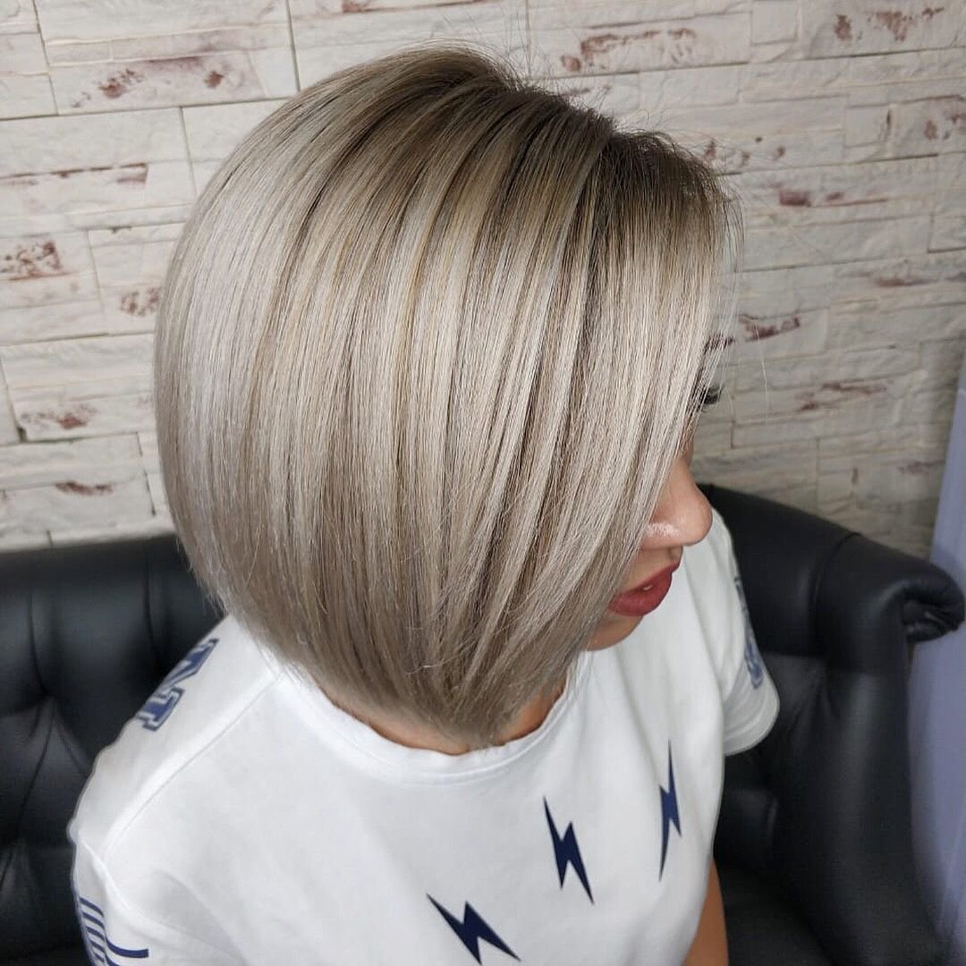 AIRTOUCH на каре блонд