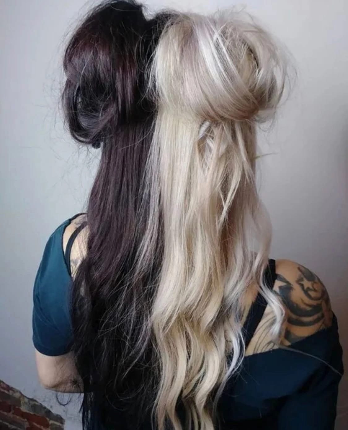 Двухцветные волосы