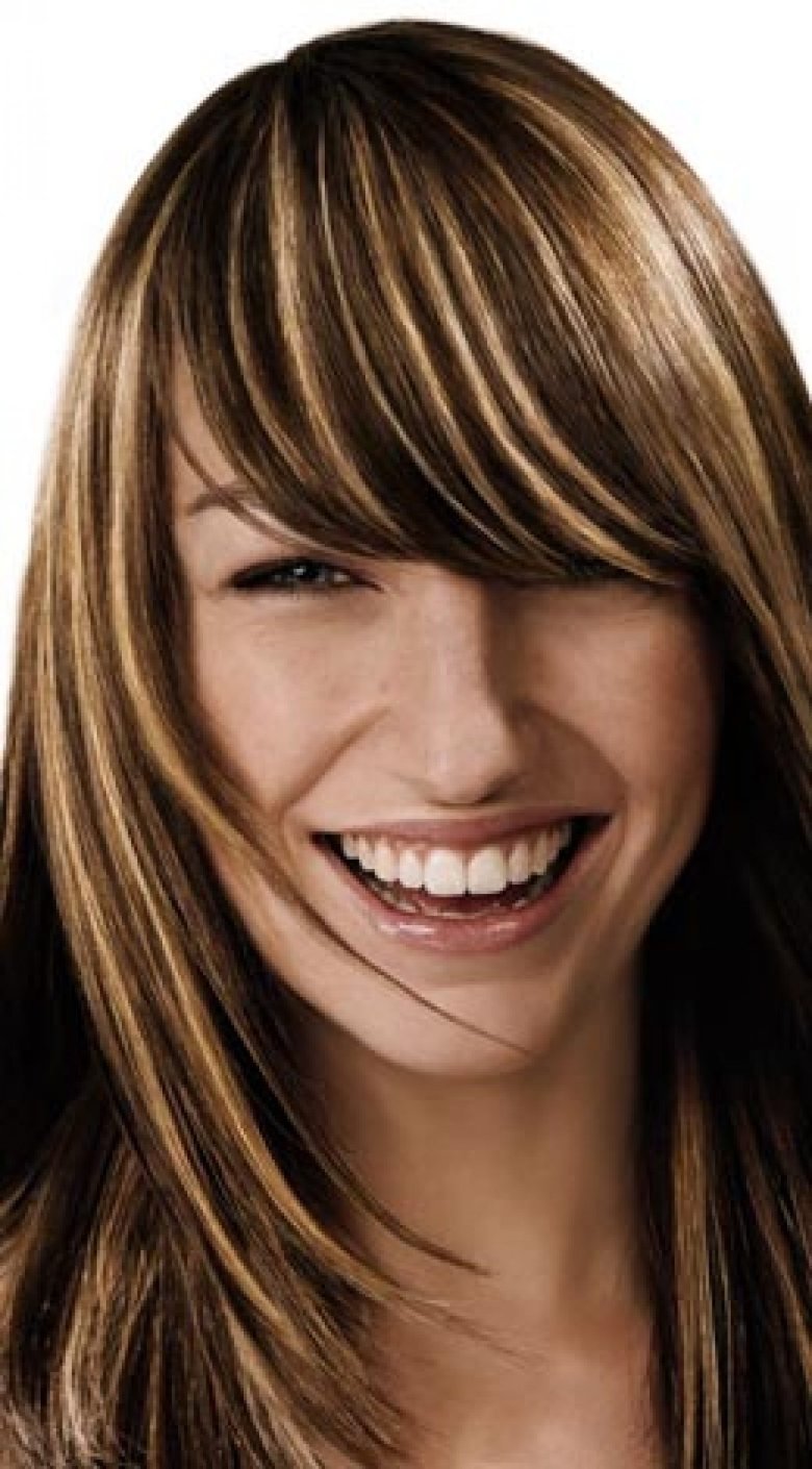 Колорирование на черные волосы каре