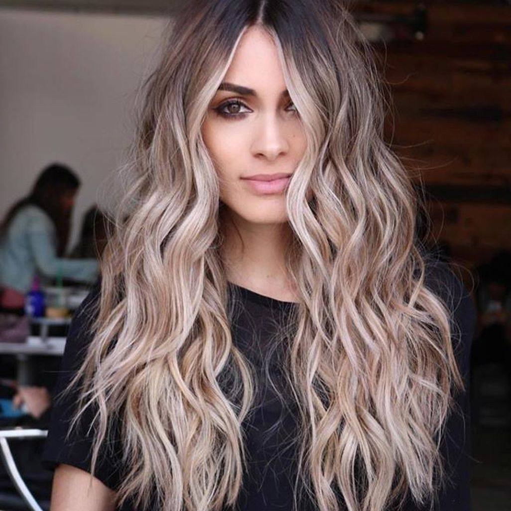 Руссо карамельно пепельный балаяж