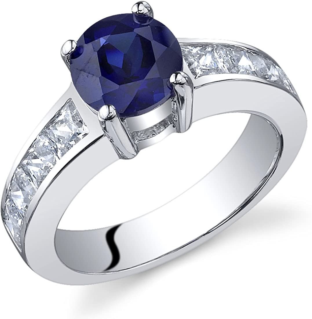 Мужской перстень платина сапфир