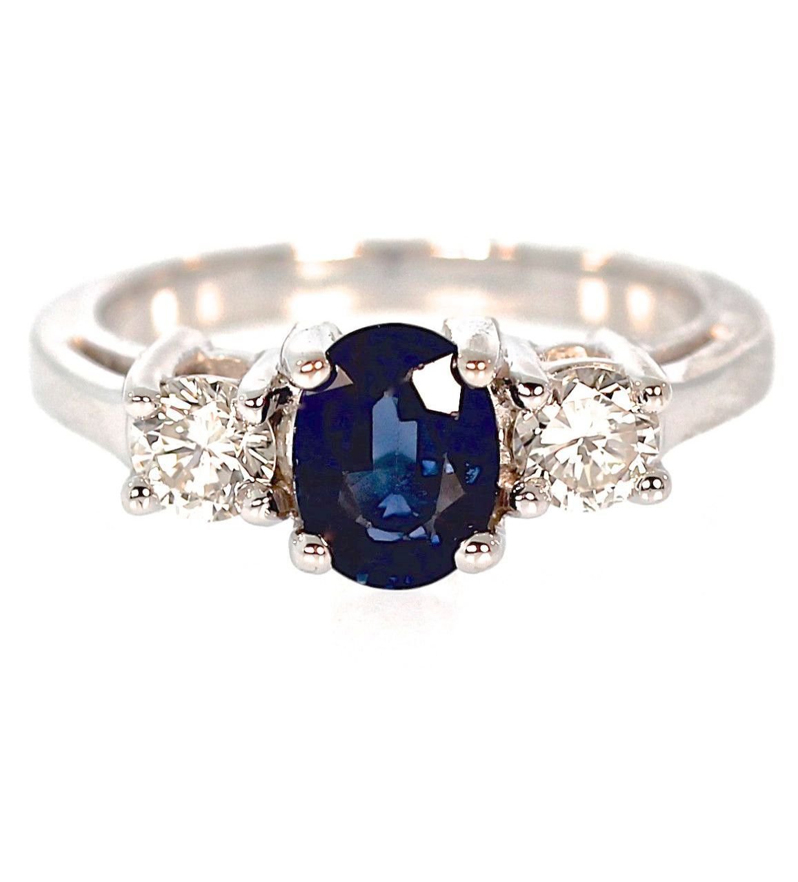 Start Sapphire Ring 14k Rectangular Shaped for men