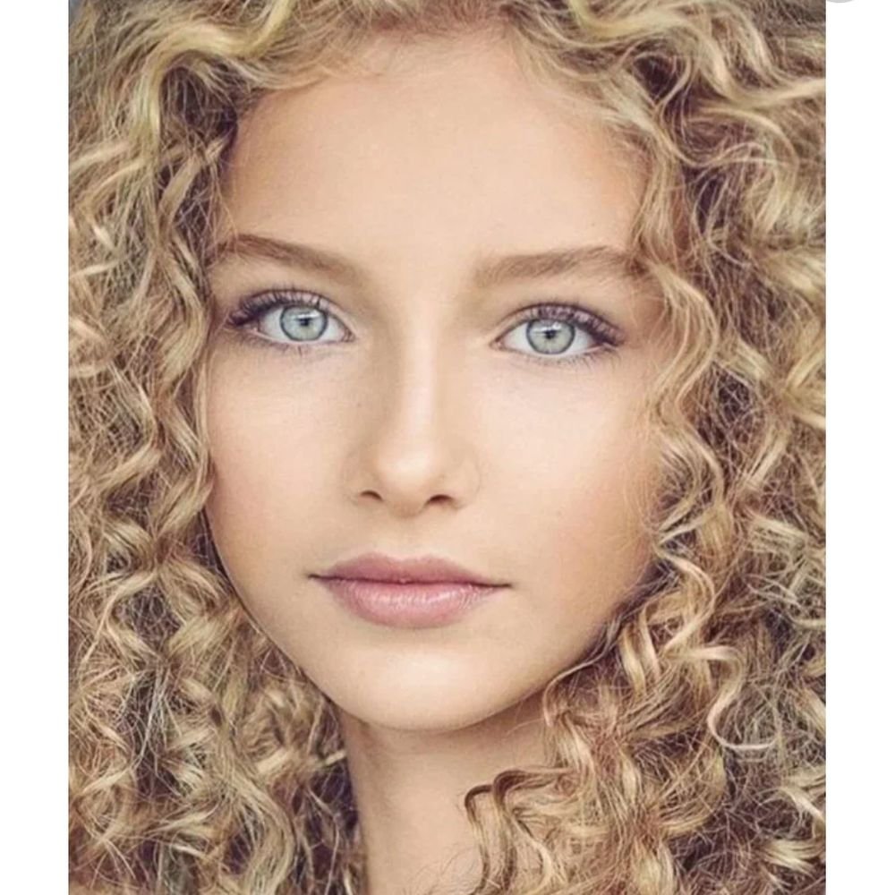 Балаяж на кудрявые волосы