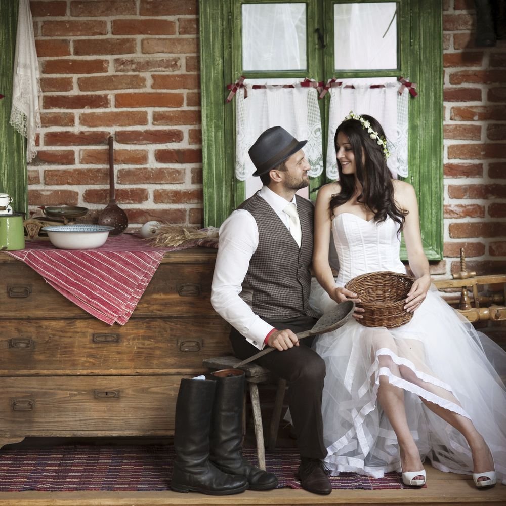 Свадебный стиль шебби Шик