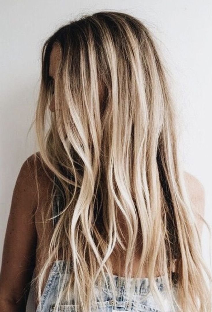 Мелирование на светлые волосы длинные