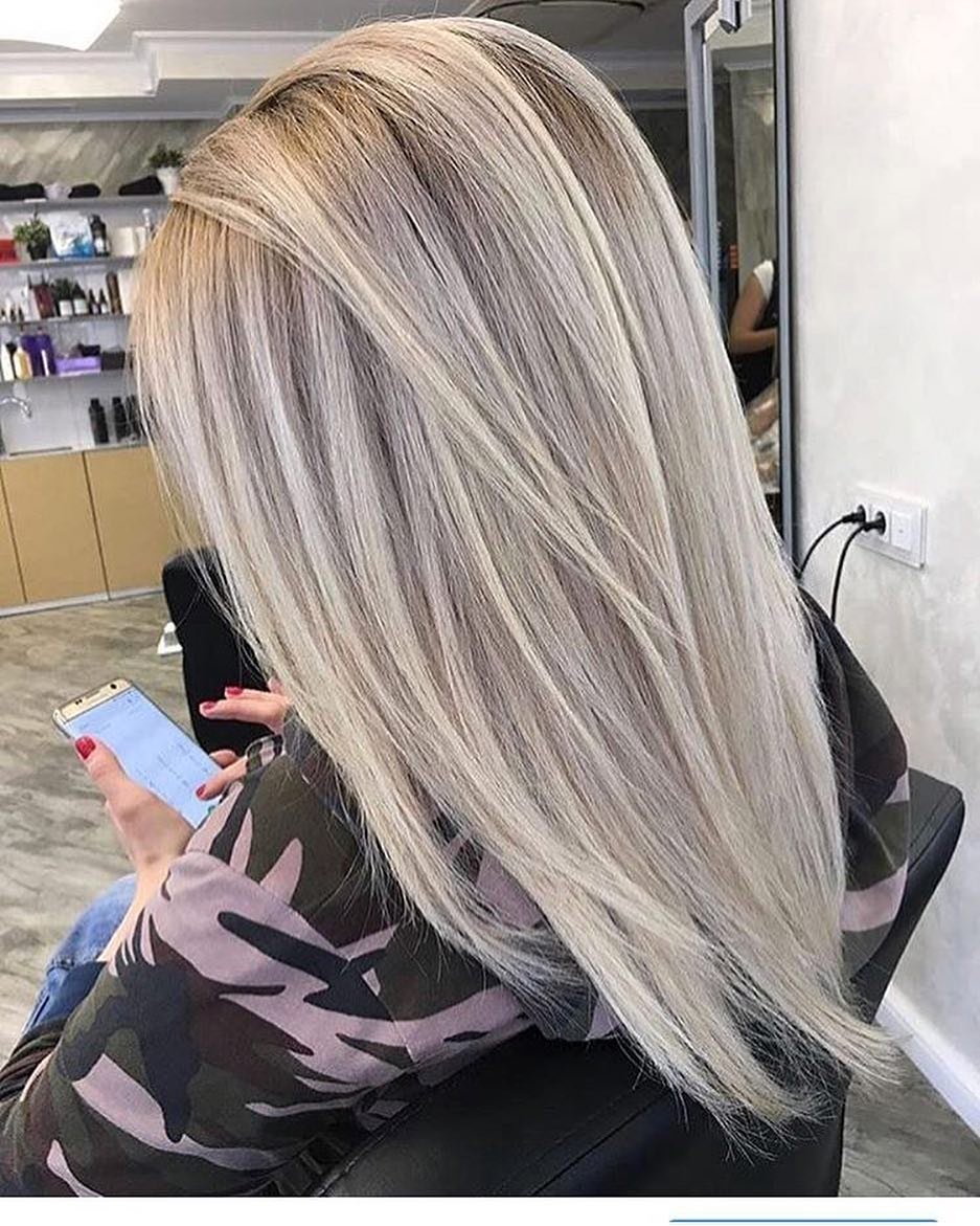 Окрашивание волос блонд