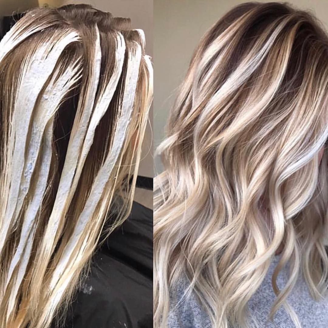 Окрашивания балаяж техника балаяж