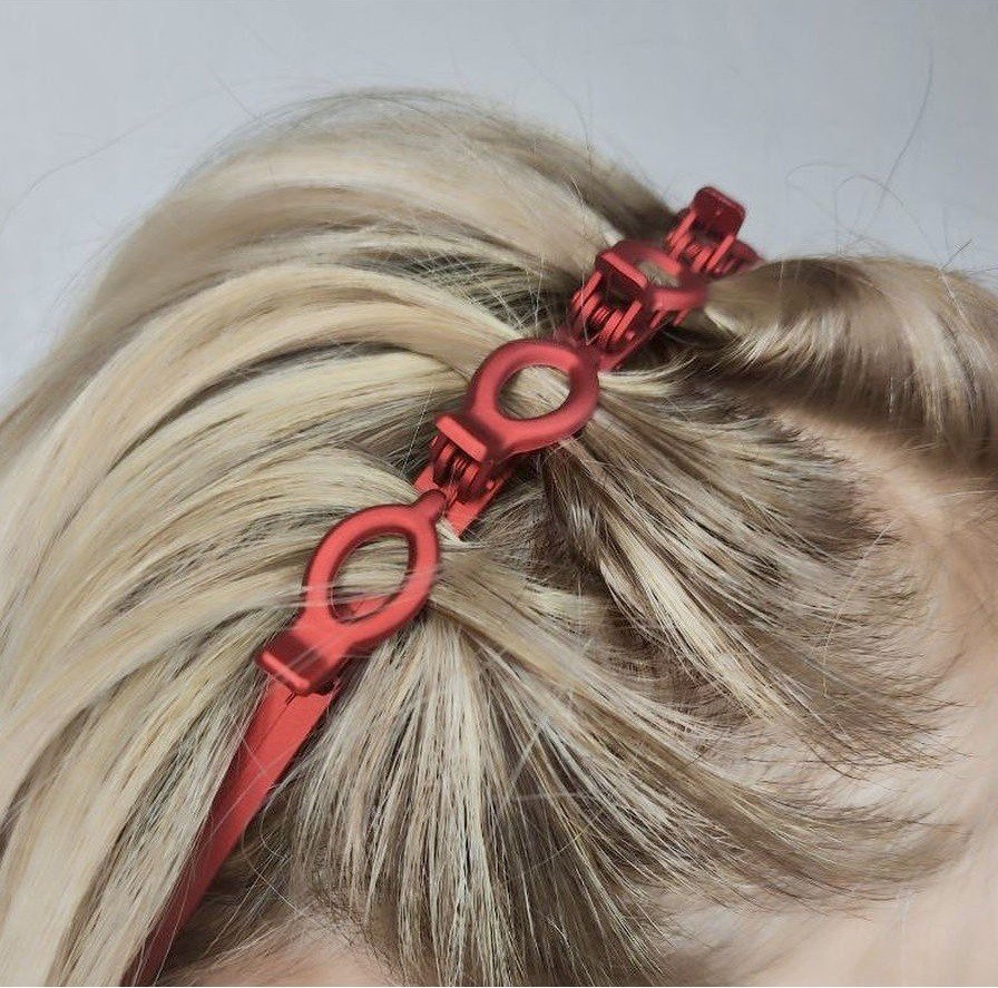 Ободок с зажимами для волос