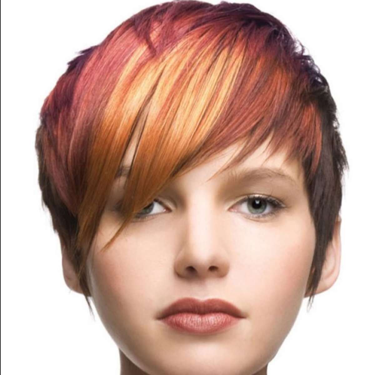 Колорирование на короткие волосы