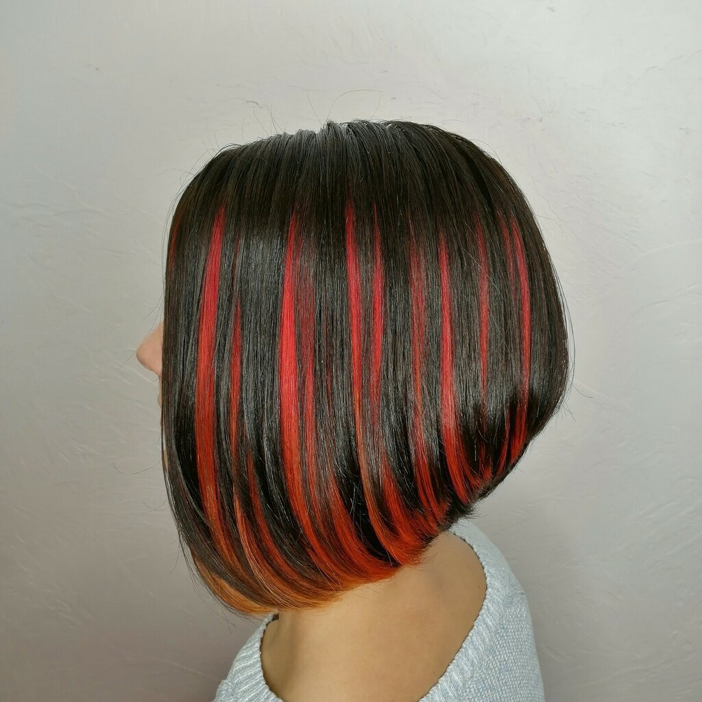 Пикси Боб окрашивание балаяж