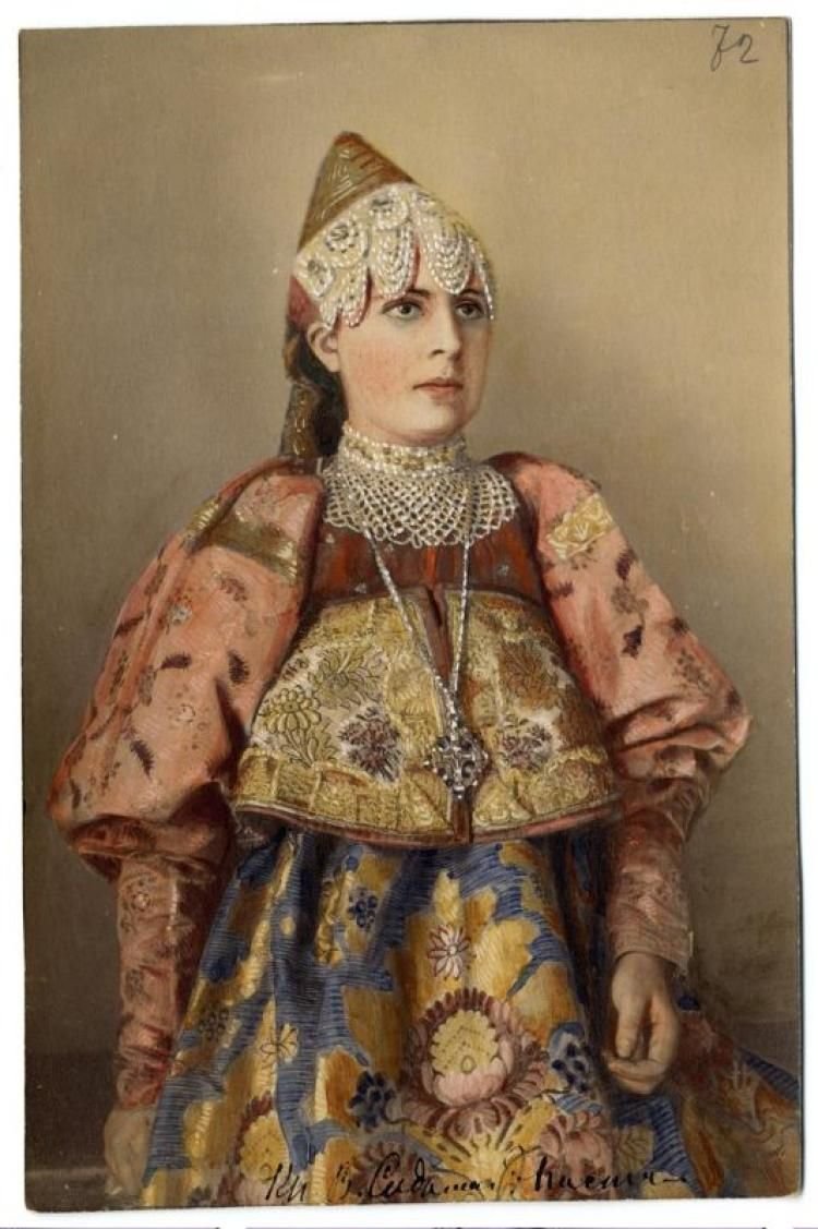 Свадебное платье в Славянском стиле