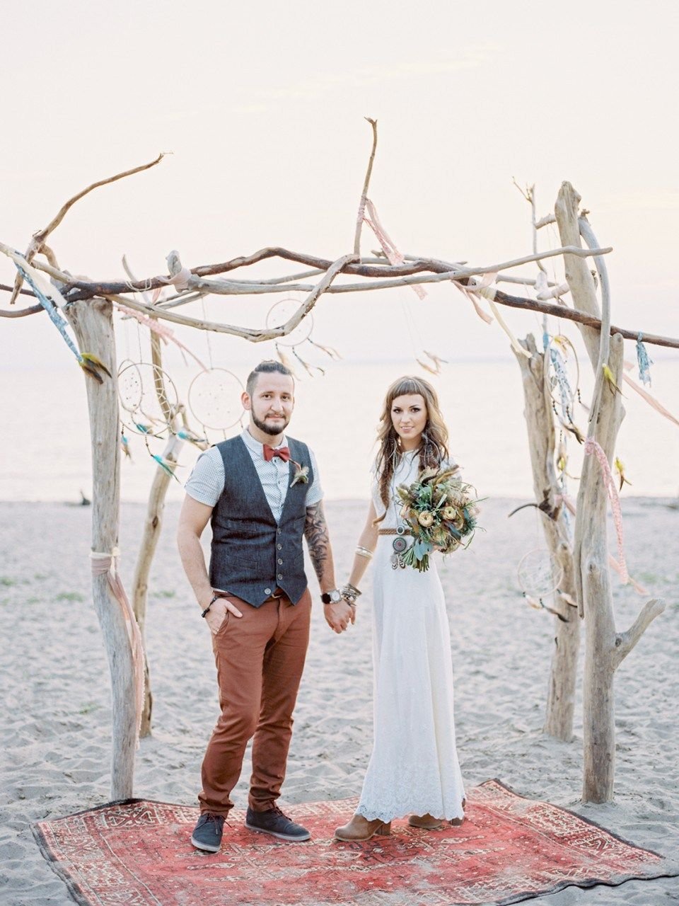 Мужские Свадебные костюмы в стиле хиппи