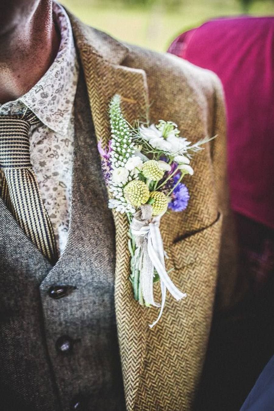 Мужской свадебный костюм в стиле бохо