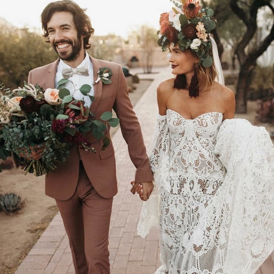 Мужской свадебный костюм в стиле бохо