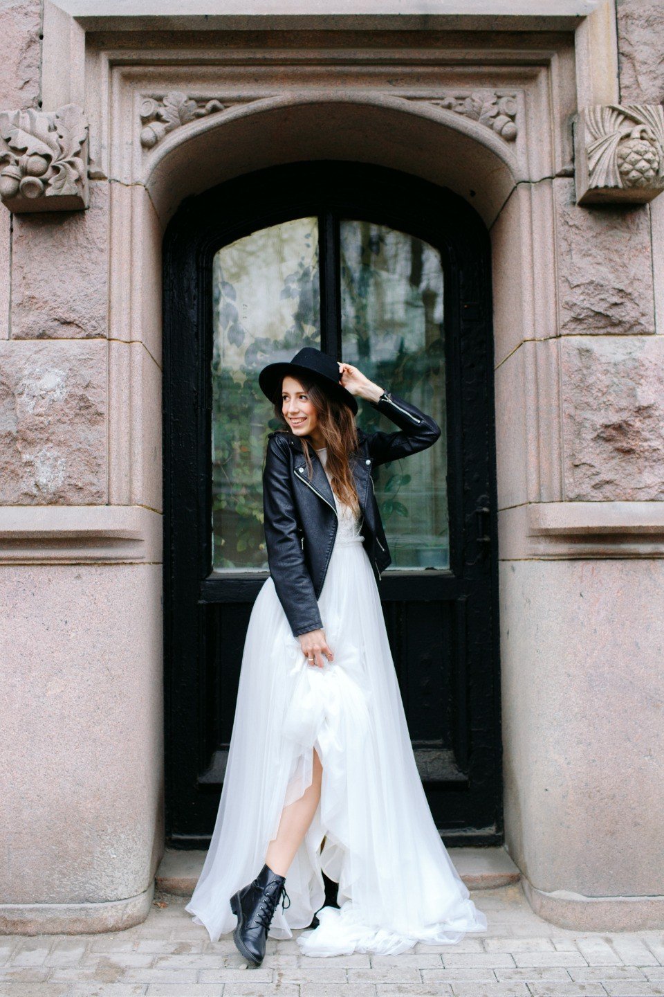 Свадебное платье в джинсовом стиле