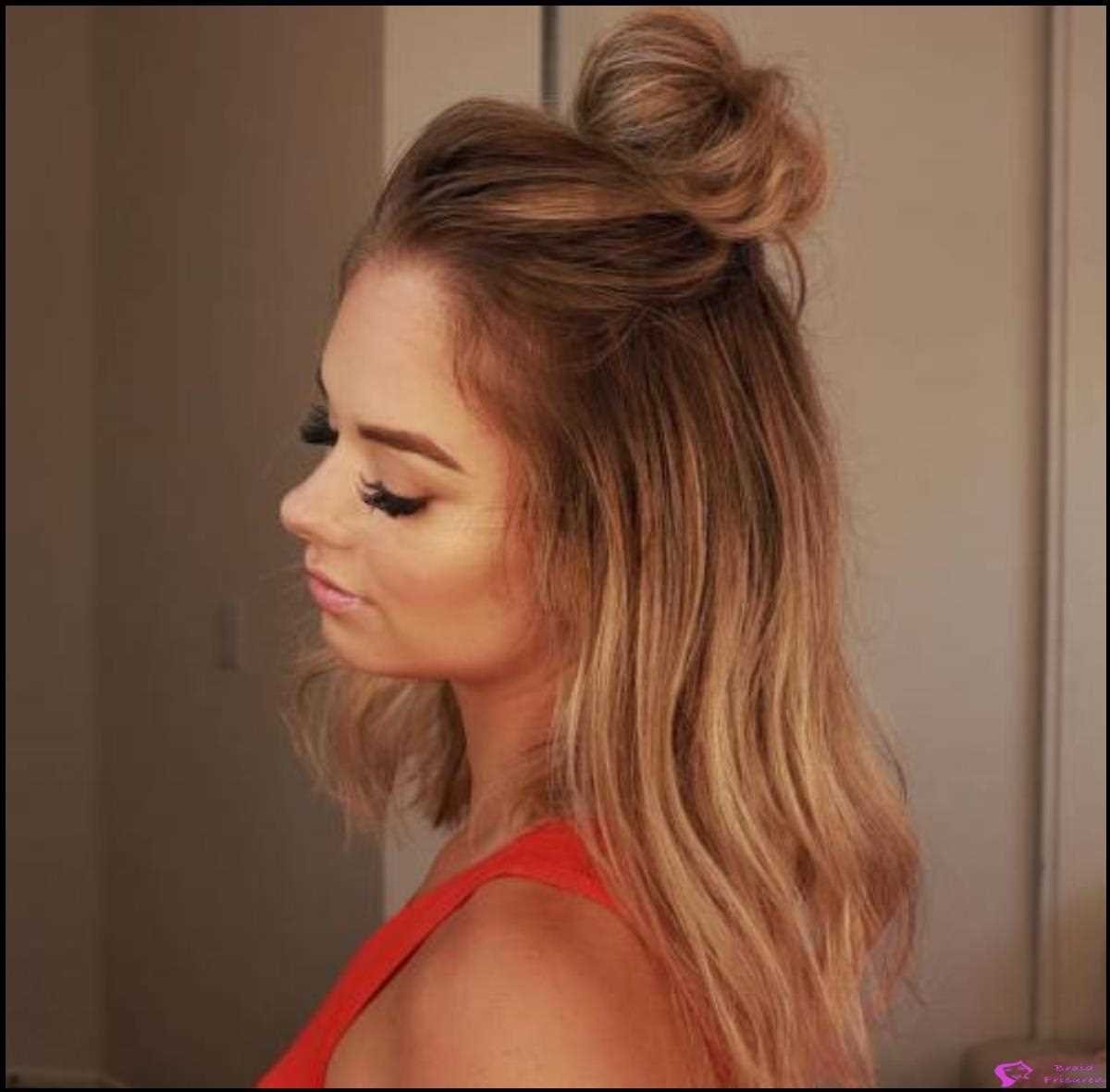 Катя Адушкина прическа пучок