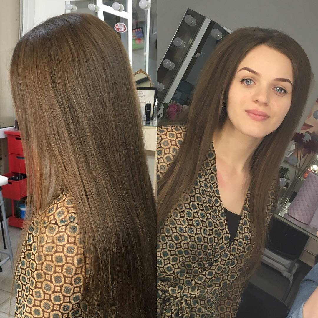 Прикорневой объем волос на длинные волосы