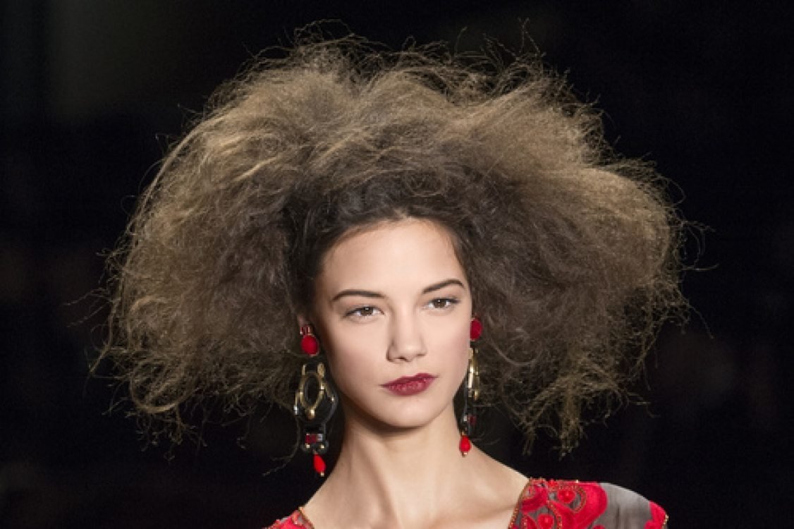 Лохматая прическа