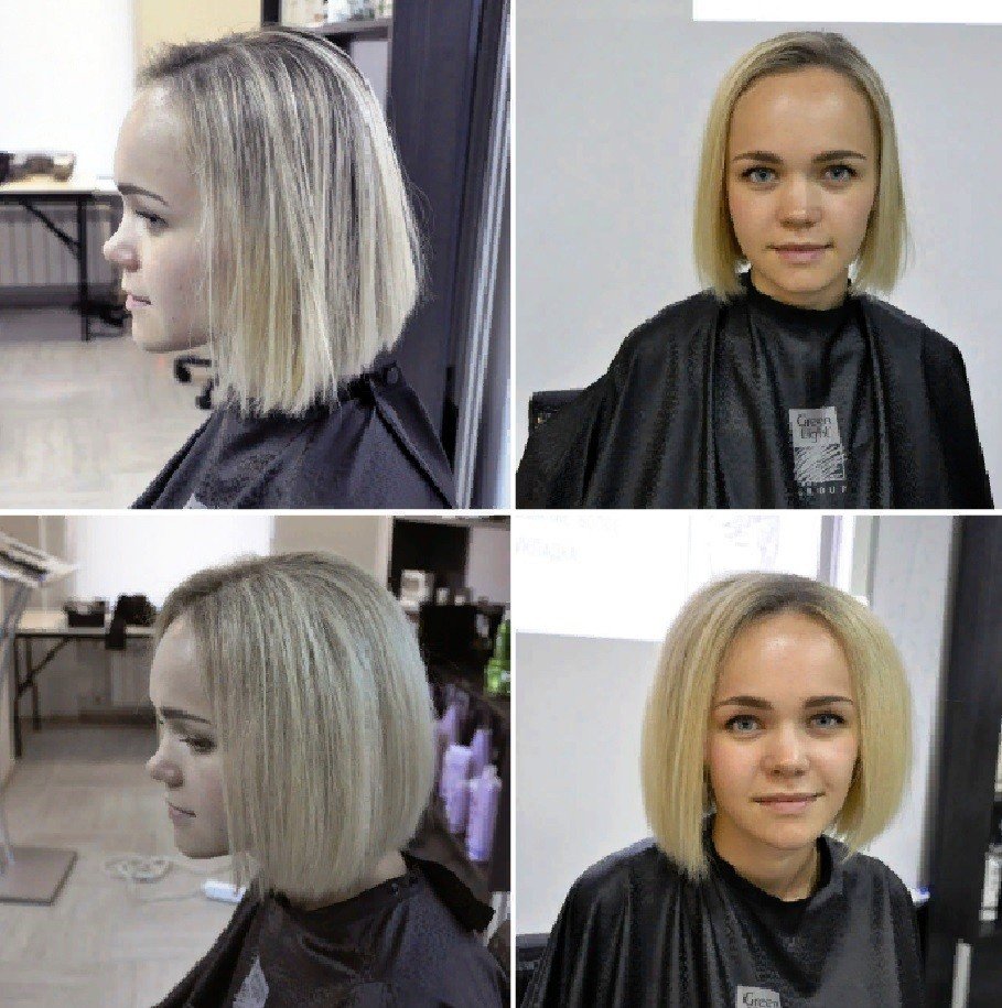 Прикорневой объем на удлиненное каре