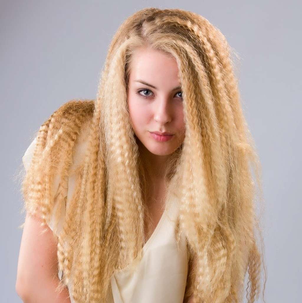 Гофре на волосах