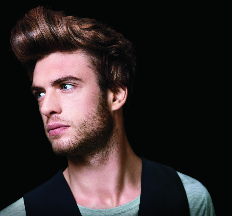 Мужское мелирование на кудрявые волосы