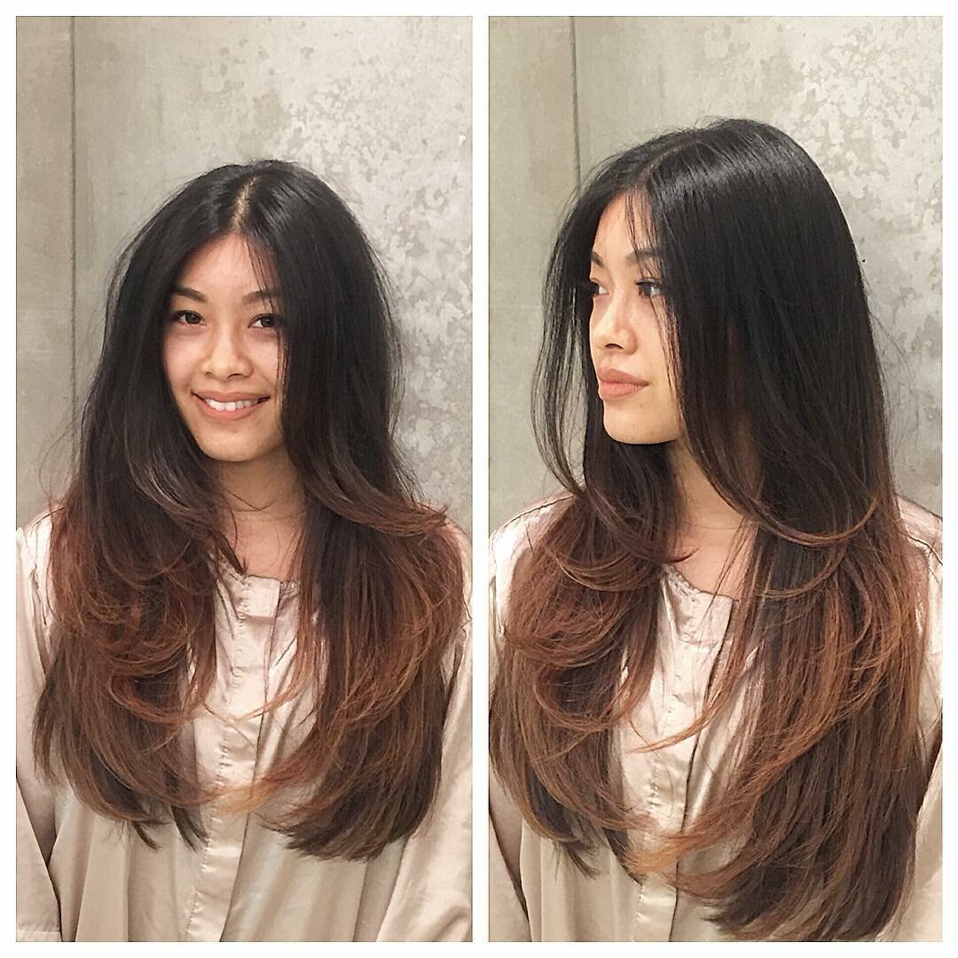 Стрижка Каскад лесенка