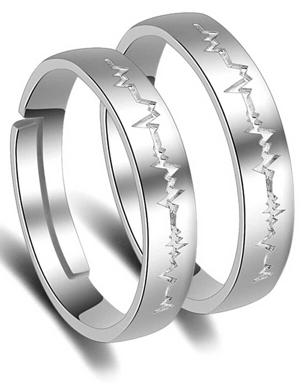 Серебряное обручальное кольцо