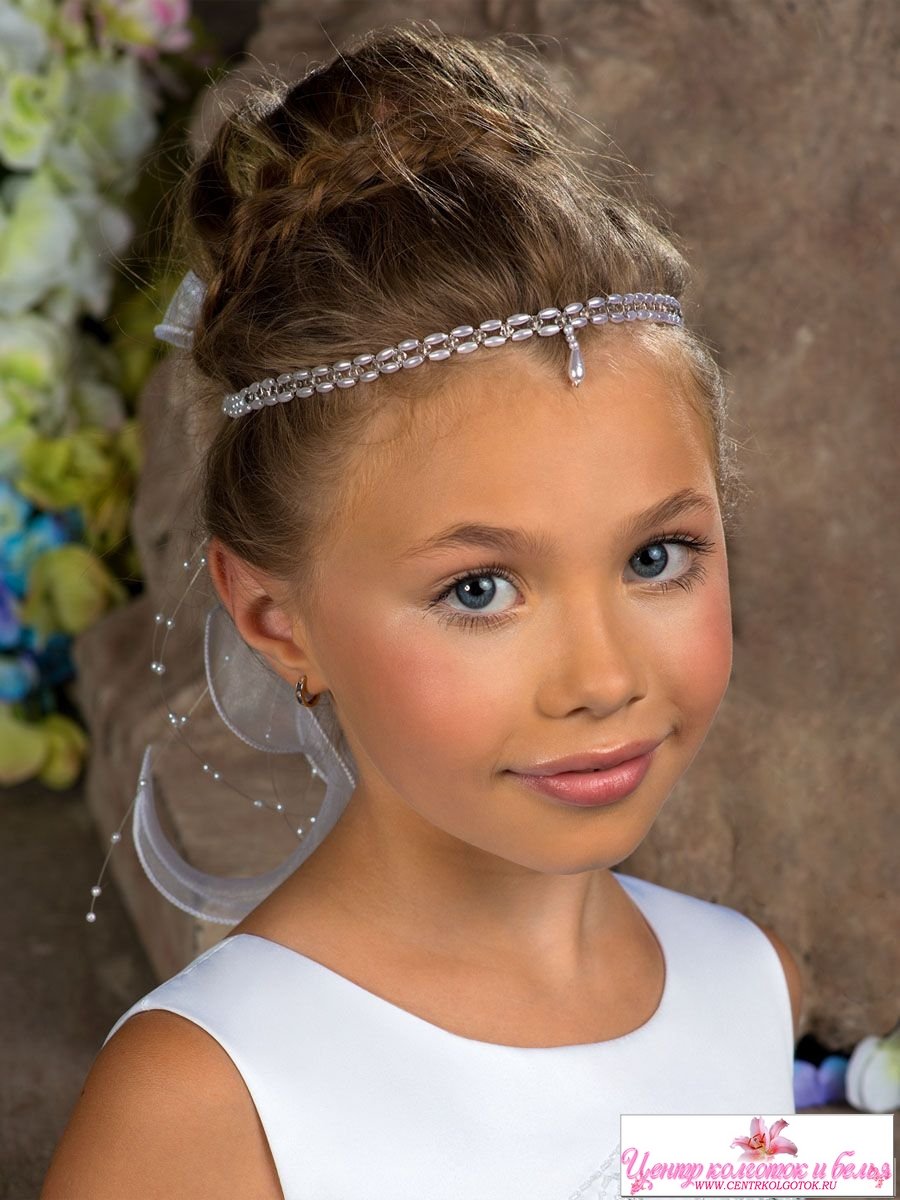 Причёски для девочек на выпускной в детском