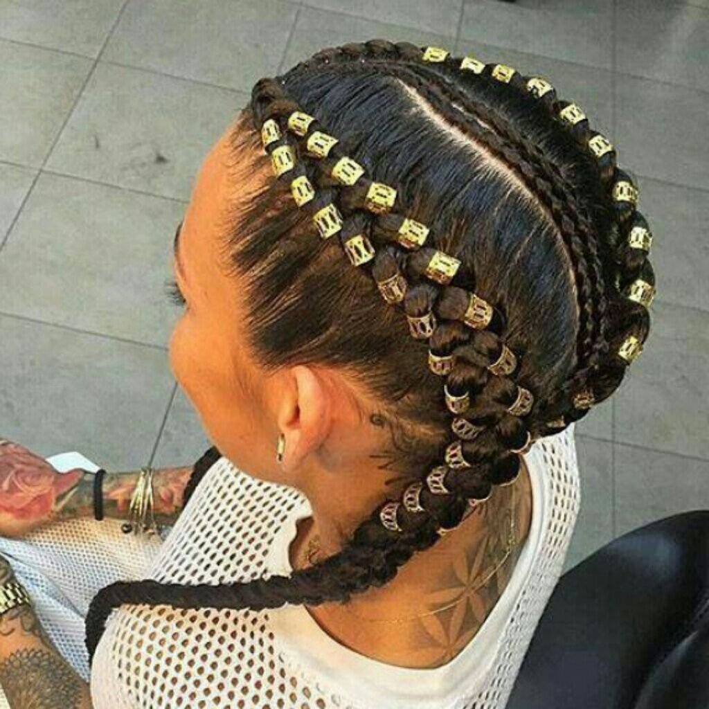 Брейды с кольцами