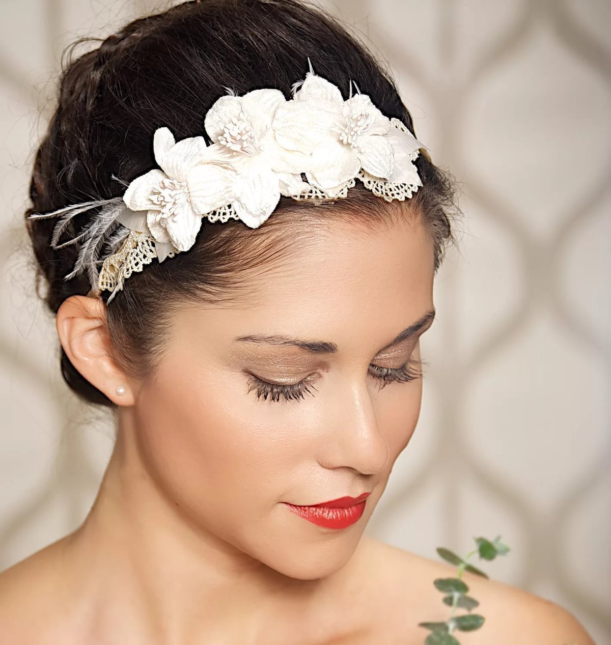 Свадебный ободок на голову