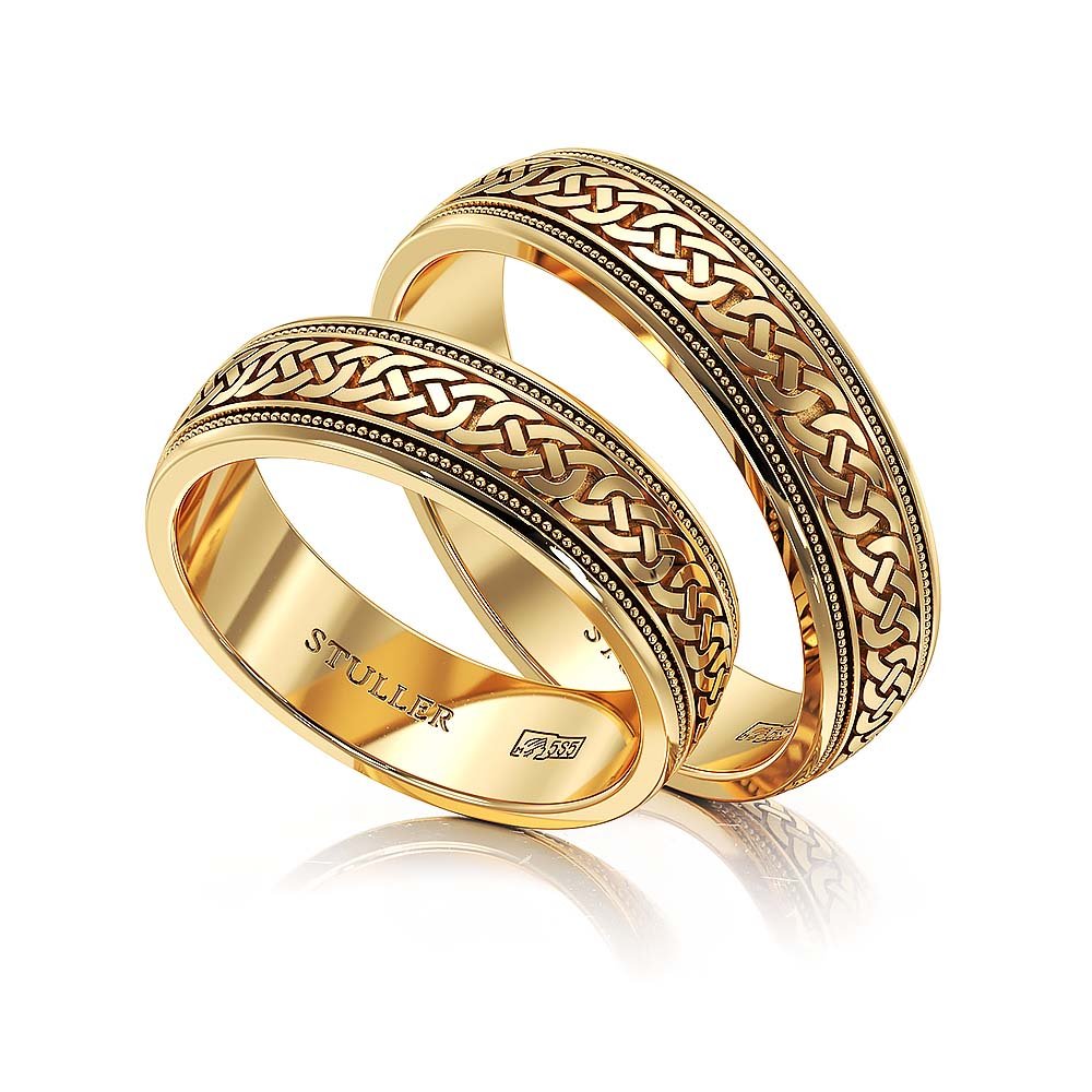 Обручальные кольца 585 золотой