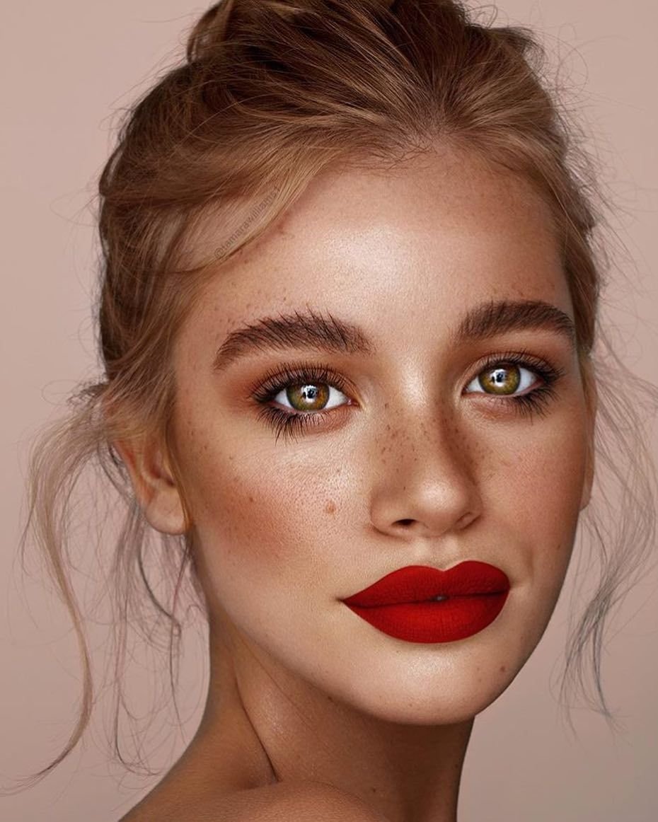 Деревенский макияж