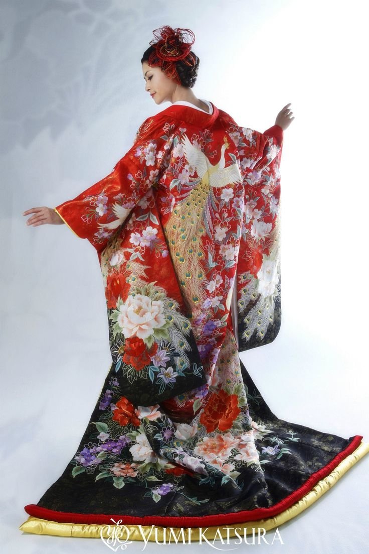 Японская Свадебная юката