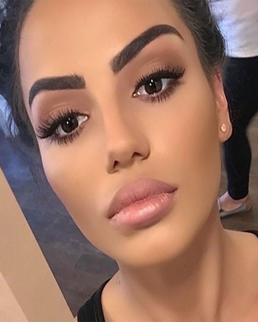 Макияж с нарощенными ресницами