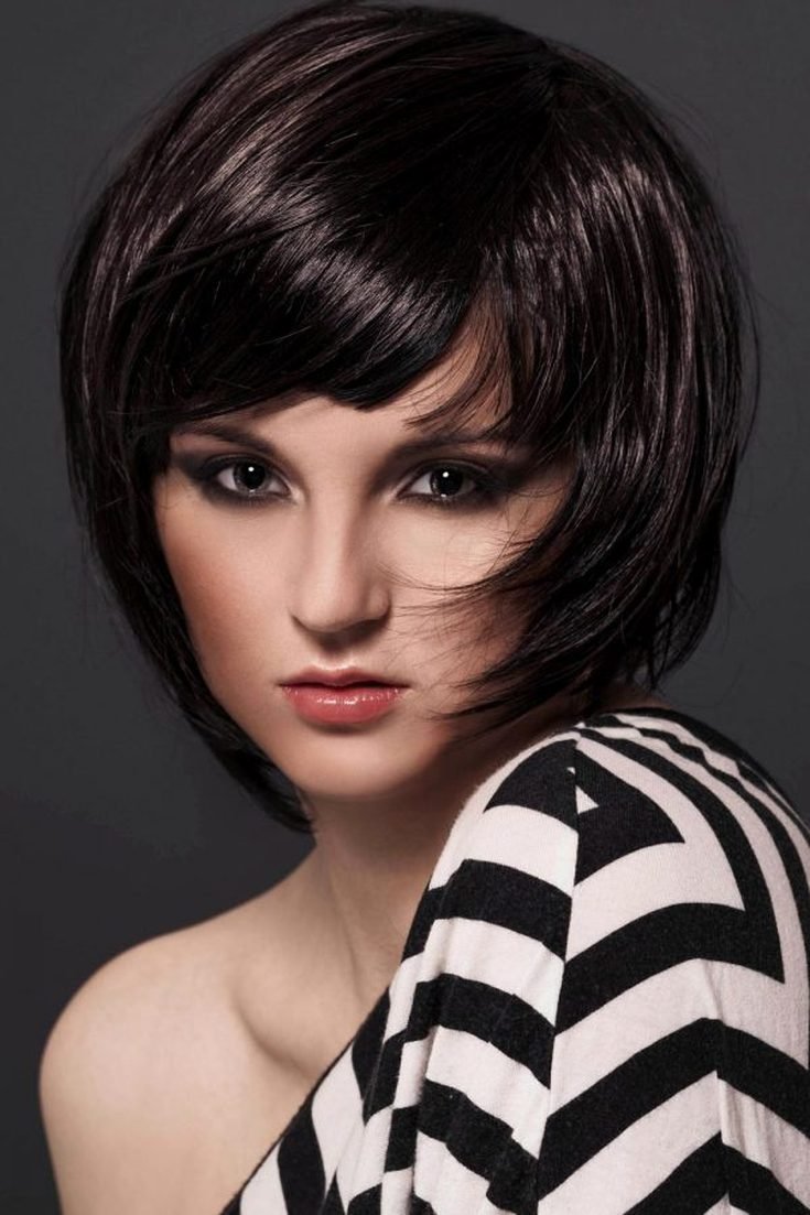 Стрижка Боб градуированный Боб Пикси