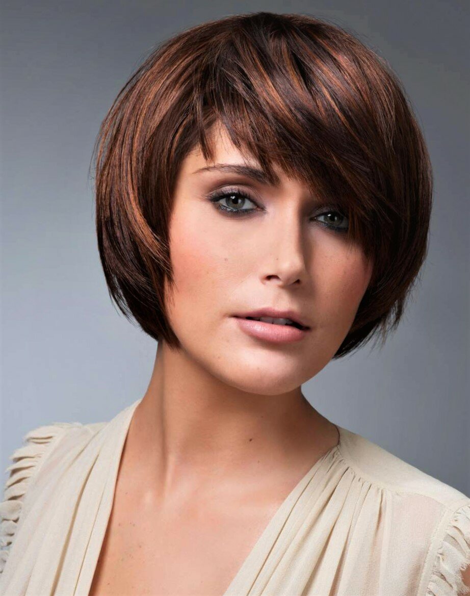 Стрижки Боб Гарсон шапочка