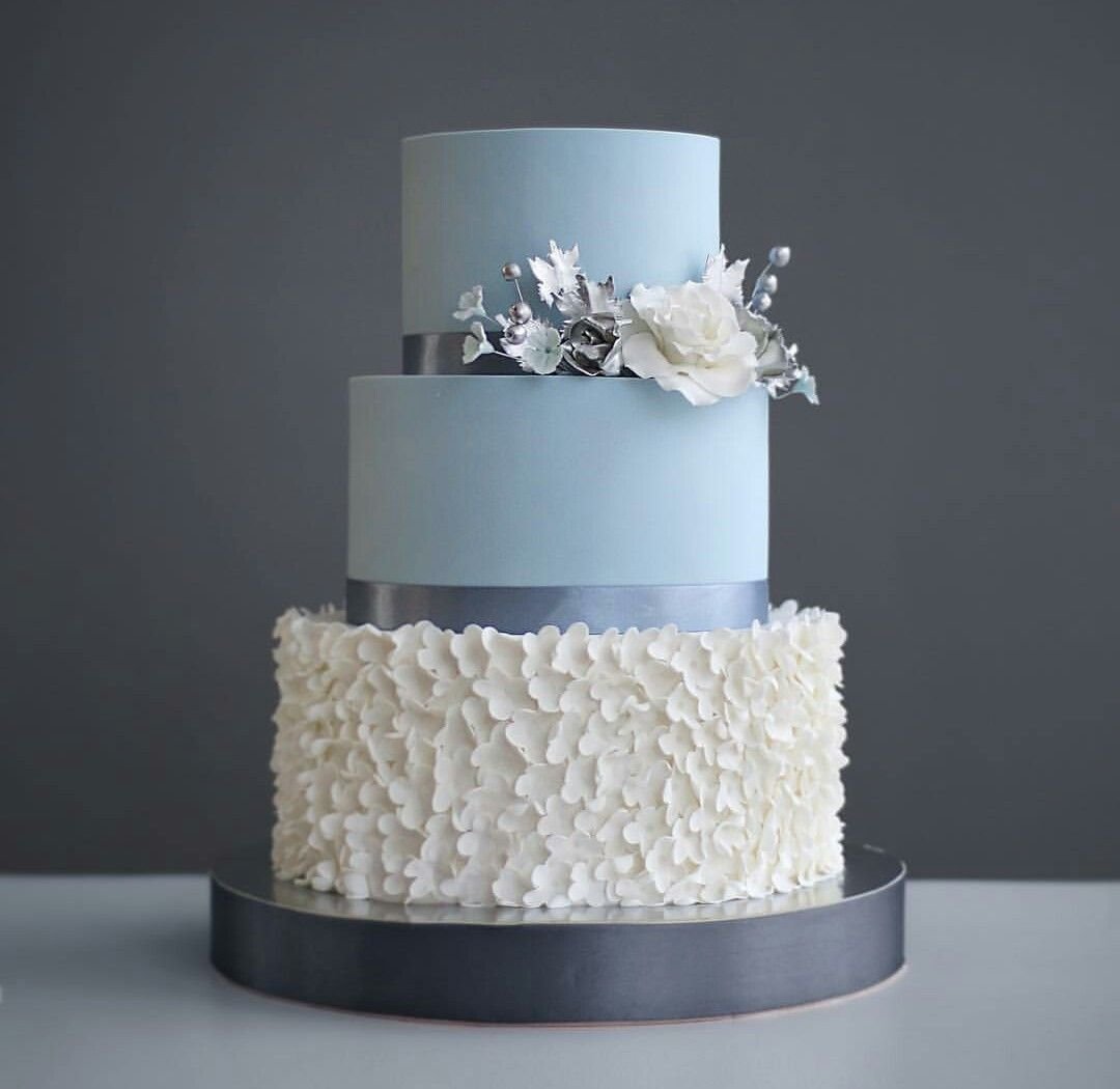 Свадебный торт геометрический