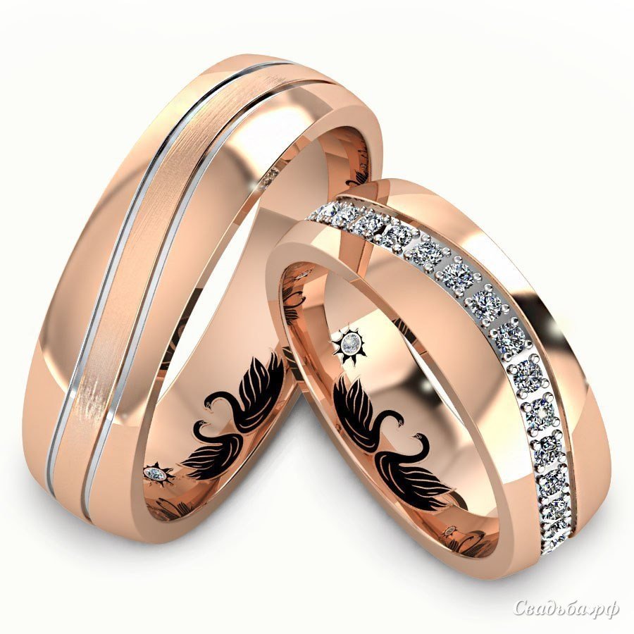 Свадебные кольца обручальные парные