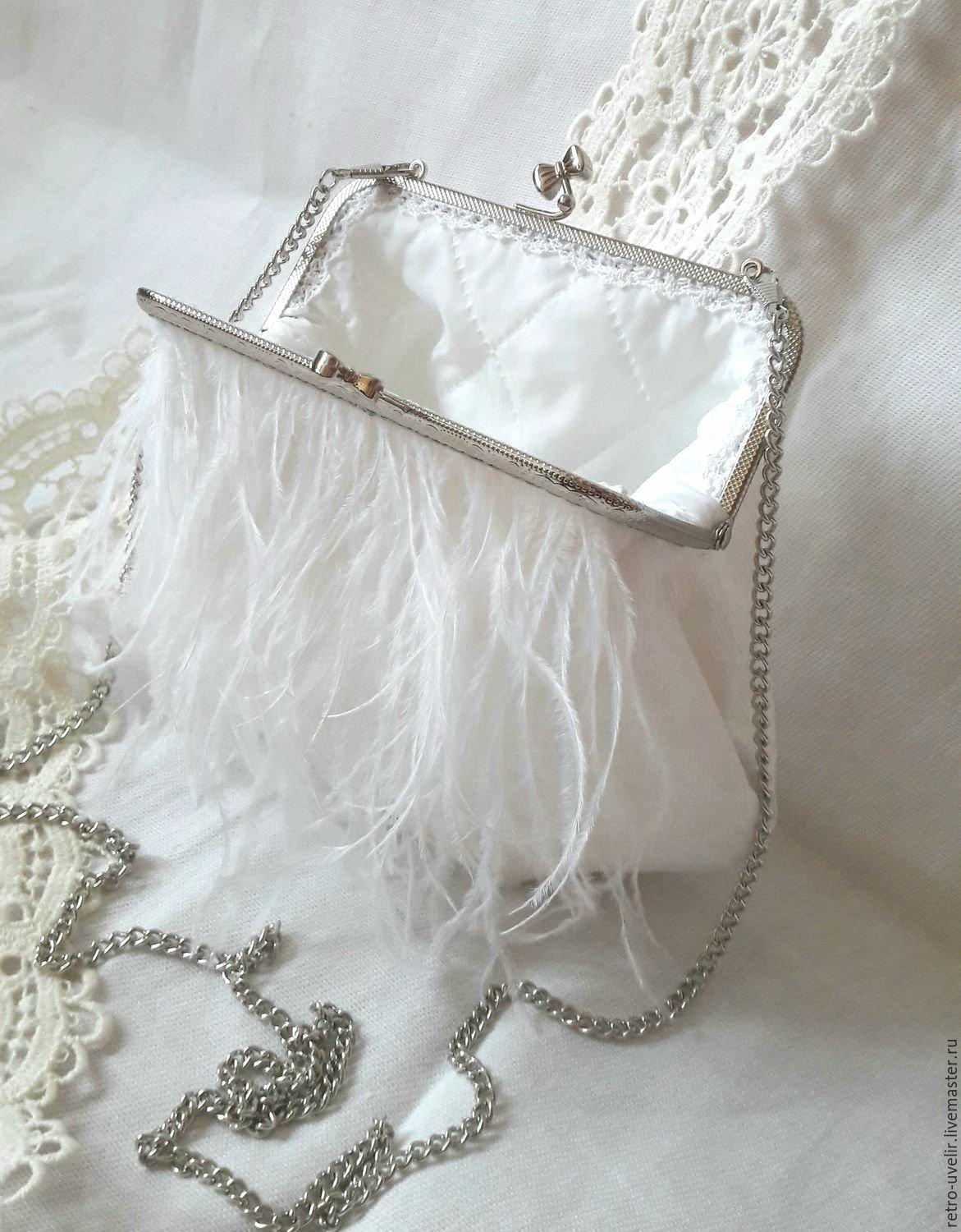 Свадебный образ с клатчем