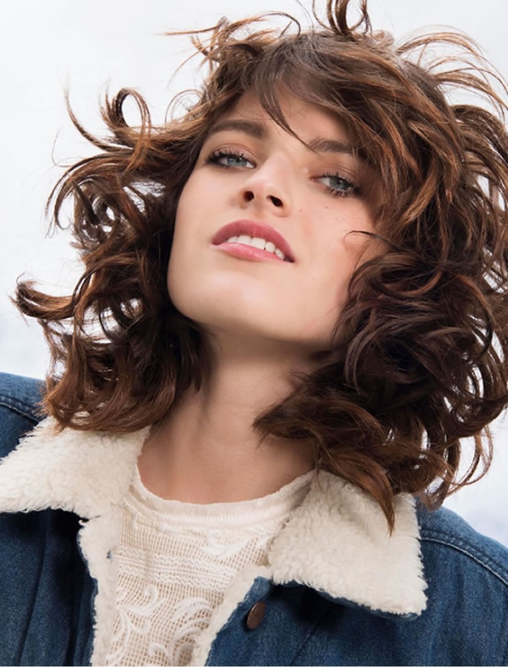 Каре Шегги на кудрявые