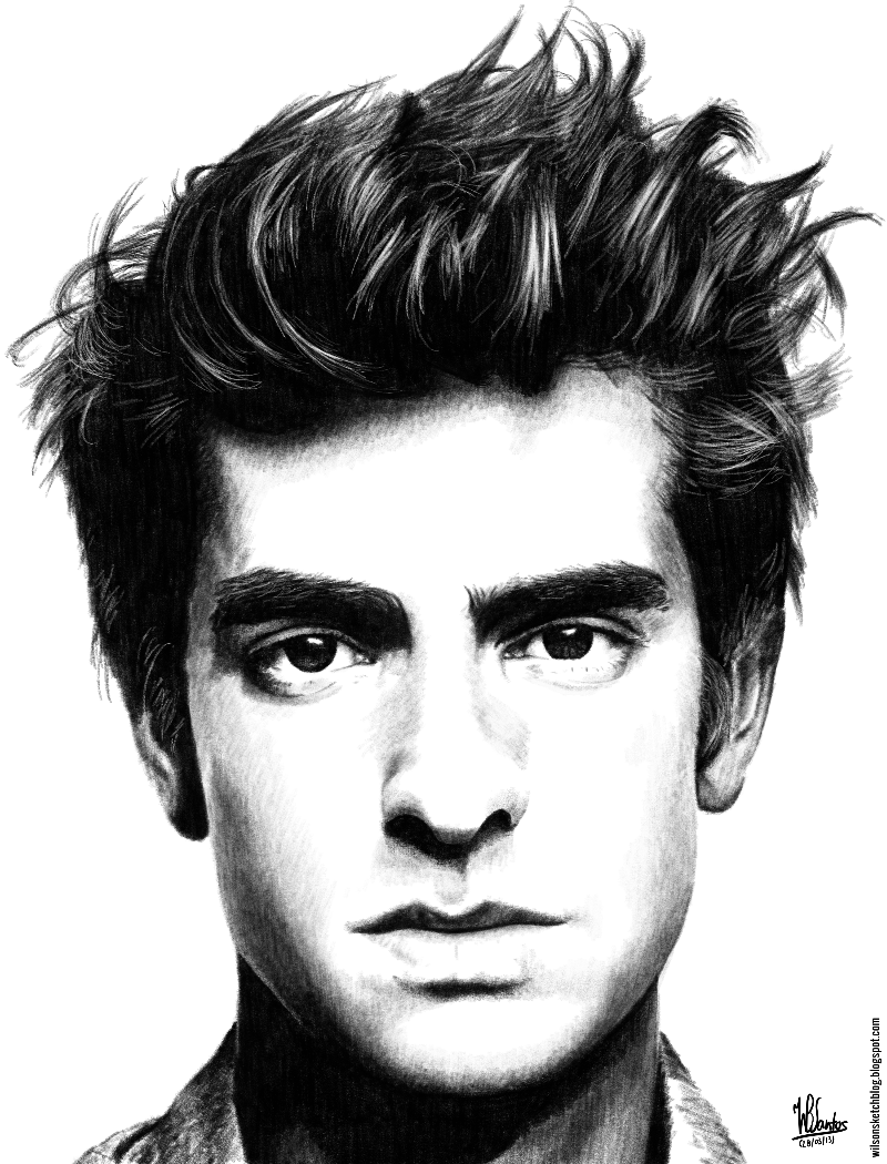 Мужская прическа анфас