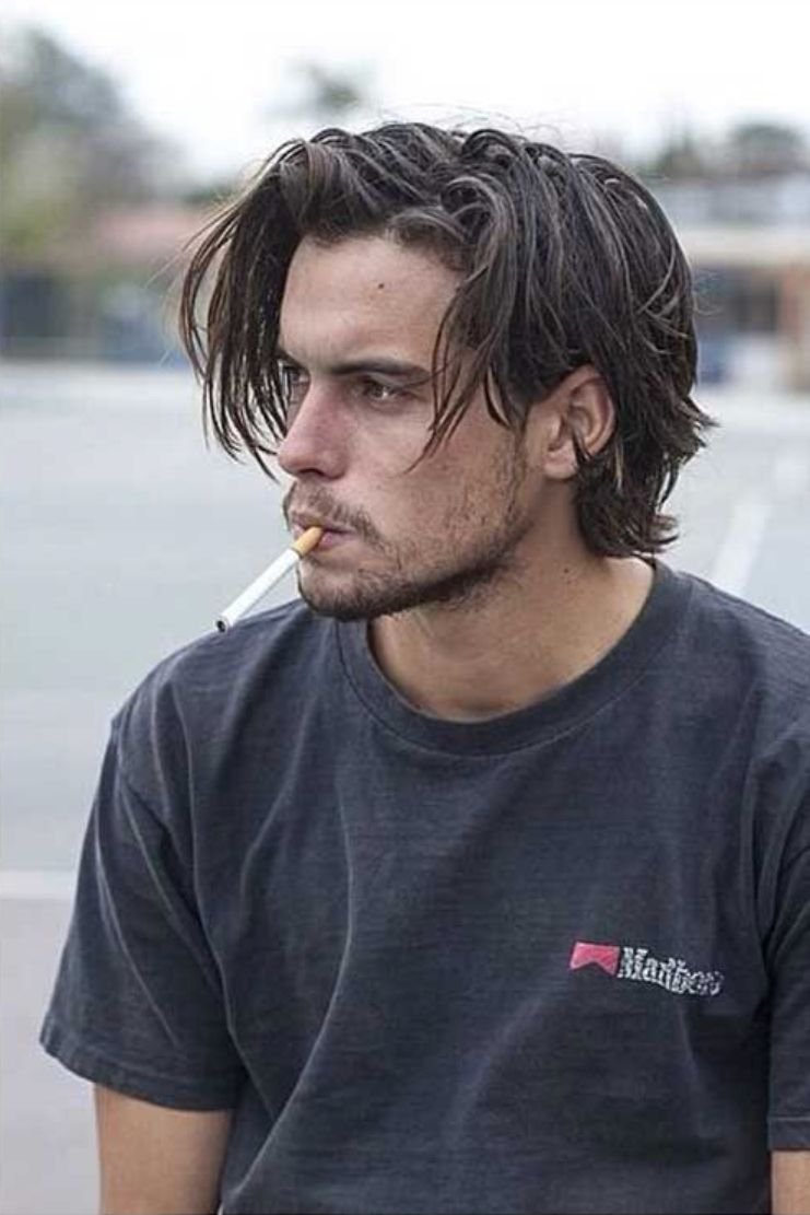 Грязные стрижки мужские