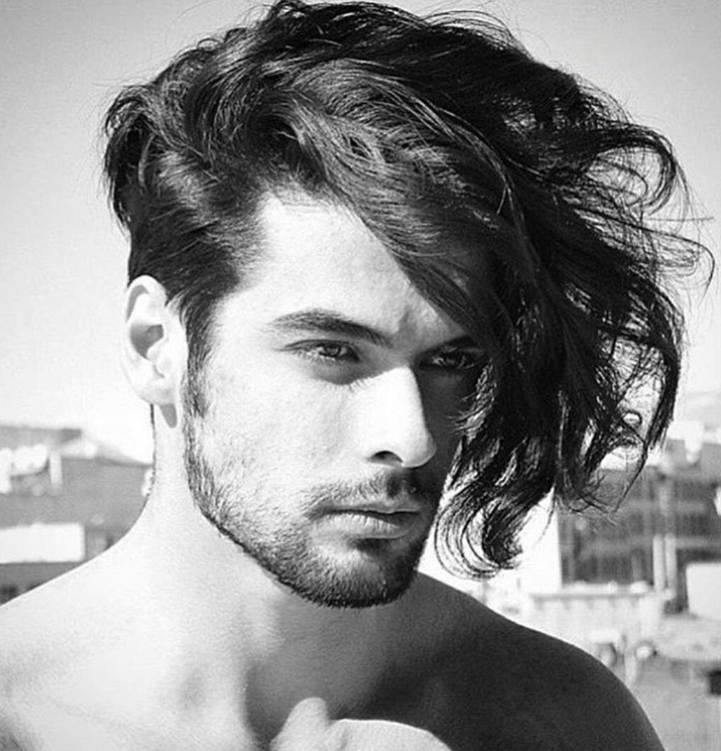 Черные волосы Эстетика мужские